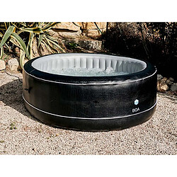 NetSpa Spa gonflable boa rond noir effet croco - 5 places