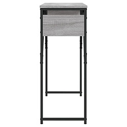 Maison Chic Table console | Meuble d'entrée | Table d'appoint avec étagère sonoma gris 105x30x75 cm -GKD12271 pas cher