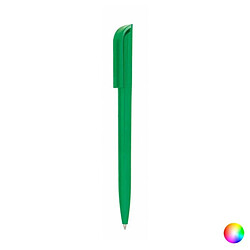 Totalcadeau Stylo bleu à bille - Stylos bille pointe moyenne Bleu rétractable Couleur - Jaune pas cher