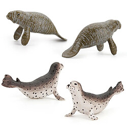 10 Pièces Modèle Animal Sea Life Figure Animaux Jouet pour Enfants pas cher