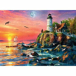 Ludendo Puzzle 500 pièces Ravensburger - Phare au coucher du soleil