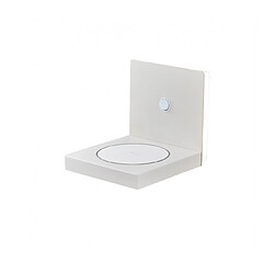 Luminaire Center Applique LED intégré Zanzibar Sable blanc 1 ampoule 13cm