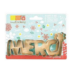 Scrapcooking Découpoir à biscuits en inox - Merci