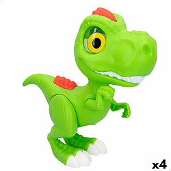 Personnage articulé Funville Dinosaure 23 x 21 x 8 cm 23 x 21,5 x 8,5 cm (4 Unités) 