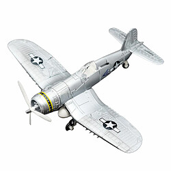 Kit De Modèle D'assemblage D'avion F4U à L'échelle 1:48 Pour Adultes Et Enfants Bricolage Argent