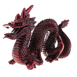 Zodiaque Chinois Résine Licorne Dragon Figurine Peint à La Main Jouet Maison Ornements