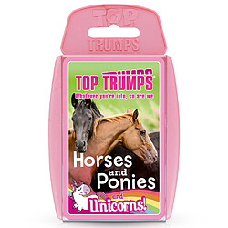 Winning Moves TOP TRUMPS - Horses, Ponies and Unicorns Card Game [ENG] 