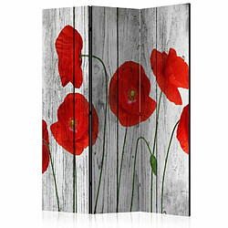 Paris Prix Paravent 3 Volets Tale of Red Poppies 135x172cm 