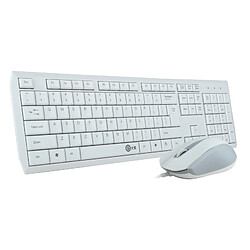 Universal Combinaison clavier et souris ultra-fine câblée multimédia clavier et souris blanc Ordinateurs de bureau Ordinateurs portables Smart TV | Combinaison clavier et souris | Clavier V100 Housse clavier et souris (noir)