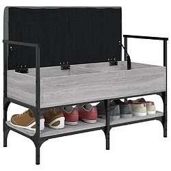 Acheter Maison Chic Banc à chaussures | Meuble de rangement à chaussures Meuble d'Entrée sonoma gris 85,5x42x57,5 cm bois d'ingénierie -MN36808