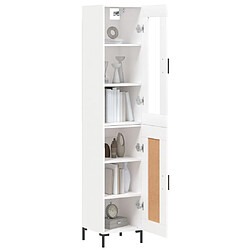 Avis Maison Chic Buffet,Meuble de Rangement,commode pour salon,Cuisine Blanc 34,5x34x180 cm Bois d'ingénierie -MN24106