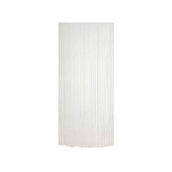 Aubry Gaspard Rideau fil de porte en polyester blanc. Rideau fil de porte en polyester blanc