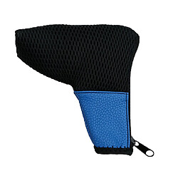 tête de putter club de golf maille couvre-chef avec fermeture à glissière fermer brun Protection durable de putter de golf