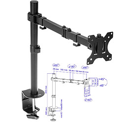 Avis Support de table TOOQ pour moniteur 13 - 32 VESA 75x75 100x100mm