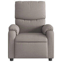 Avis Maison Chic Fauteuil inclinable,Fauteuil luxe de relaxation Taupe Tissu -MN74310