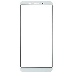 Wewoo Pièce Détachée Vitre Écran avant pour OPPO A1 (blanc)