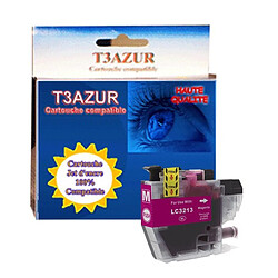 T3AZUR - Cartouche compatible Brother LC3213 XL Magenta 