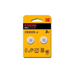 Lithium CR2025 Kodak ULTRA MAX LITHIUM 3V (2 uds)