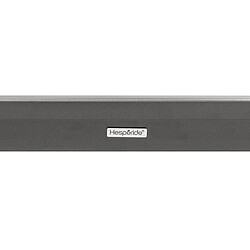 Acheter Table extensible alu 10p graphite Pavane Hespéride - Noir graphite