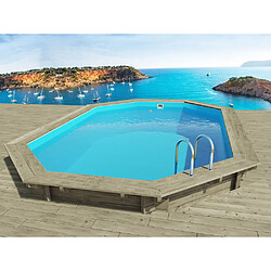 Habitat Et Jardin Piscine bois Miami 130 - 4.86 x 3.36 x 1.30 m