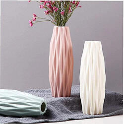 Avis BESTA Nordique Imitation Pot De Fleur Origami Vase En Plastique Bouteille Salon Noyau Décoration De La Maison Décoration Intérieure