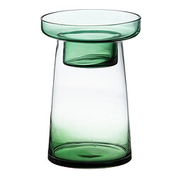 BigBuy Home Bougeoir 16,5 x 16,5 x 23,5 cm Vert verre