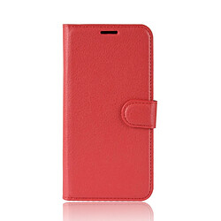 Etui en PU rouge pour Sony Xperia XA3