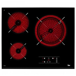 Totalcadeau Plaque vitrocéramique avec 3 zones de cuisson 5400W 60 cm Noir - Plaque de cuisson cuisine pas cher Plaque vitrocéramique avec 3 zones de cuisson 5400W 60 cm Noir - Plaque de cuisson cuisine