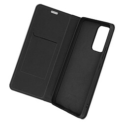 Étui Samsung A53 5G Carbone Porte-carte Support Forcell Luna Book Carbon Noir