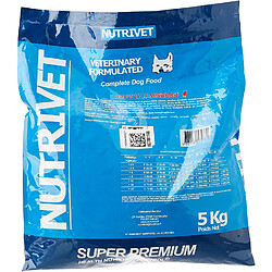 Avis Nutrivet SUPER PREMIUM Croquettes chien adulte 28/18 petite race 5 kg 0% blé