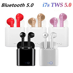 GUPBOO i7s Tws écouteurs sans fil sport intra-auriculaires Bluetooth casque musique casque adapté à tous les téléphones intelligents goophone 