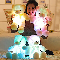 Universal Peluche nounours 30cm LED (rose) pas cher