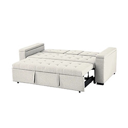 Avis Concept Usine Canapé convertible 3 places en tissu beige NOHO