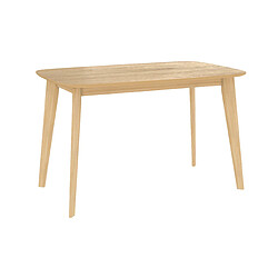 Rendez Vous Deco Table rectangulaire Oman 4 personnes en bois clair 120 cm