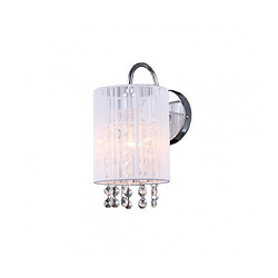 Luminaire Center Applique murale en cristal Lana WH blanc