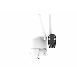 Acheter Riff RF-0313 Caméra de sécurité extérieure Smart Home 2,4 GHz Wi-Fi 4MP avec suivi automatique Blanc