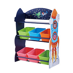 Fantasy Fields Meuble de rangement en bois à jouets avec bacs fantaisie enfant Espace TD-12695A