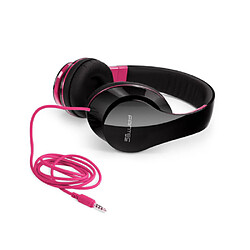 Fantec SHP-250AJ Casque Audio 106dB Microphone Avec fil Noir Rose