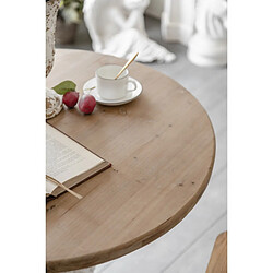 Avis Mathi Design VICTORIA - Table ronde 3 places bois blanc