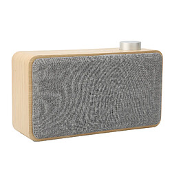 ComfortXL Enceinte bluetooth en bois portable, enceinte bluetooth sans fil, prend en charge la carte mémoire usb aux mp3 