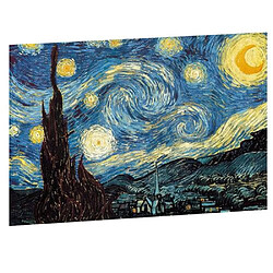 RedMiter Puzzle Adultes Jeu de Van Gogh Sky 1000 pièces intéressant - Bleu 