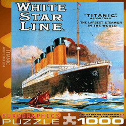 Acheter Eurographics Titanic White Star Line Puzzle 1000 piAces (6000-1333)