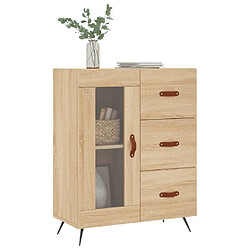 Avis Maison Chic Buffet,Meuble de Rangement,commode pour salon,Cuisine chêne sonoma 69,5x34x90 cm bois d'ingénierie -MN93666