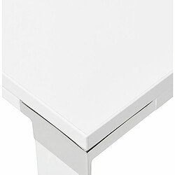 Paris Prix Bureau d'Angle Design Hovik 200cm Blanc pas cher