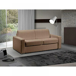 Inside 75 Canapé lit 2-3 places MASTER convertible EXPRESS 120 cm Tweed Cross taupe MATELAS 18 CM INCLUS 