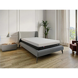 Vente-Unique Matelas 90 x 190 cm anti-feu ressorts ensachés 7 zones et mémoire de forme ép.29cm - SIVA de YSMÉE