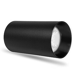 Luminaire de surface Maclean MCE458 B/B tube, spot, rond, aluminium, GU10, 55x100mm, noir