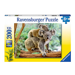 Ravensburger Puzzle Animaux 200 pièces XXL Premium La Famille Koala Multicolore pas cher