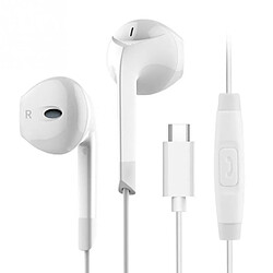 Universal Casque USB-C/Type-C (blanc)