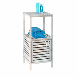 WENKO Etagère de salle de bain Norway - H. 86 cm - Blanc vieilli